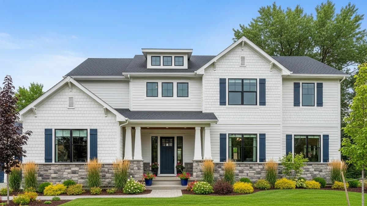 Complete James Hardie fiber cement siding installation on a craftsman home in Boise Idaho